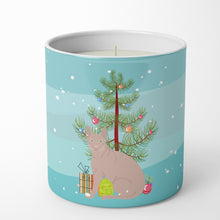 Load image into Gallery viewer, Don Sphynx Cat Merry Christmas 10 oz Decorative Soy Candle