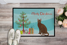 Load image into Gallery viewer, Havana Brown Cat Merry Christmas Doormat - 24x36 Decorative Floor Mat – Indoor/Outdoor Rug with Artistic Flair CK4770JMAT