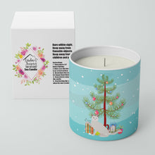 Load image into Gallery viewer, Khao Manee Cat Merry Christmas 10 oz Decorative Soy Candle