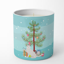 Load image into Gallery viewer, Khao Manee Cat Merry Christmas 10 oz Decorative Soy Candle