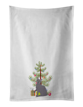 Load image into Gallery viewer, Korat Cat Merry Christmas White Kitchen Towel Set of 2
