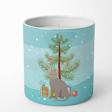 Load image into Gallery viewer, Malayan Cat Merry Christmas 10 oz Decorative Soy Candle