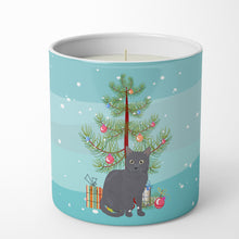 Load image into Gallery viewer, Nebelung Cat Merry Christmas 10 oz Decorative Soy Candle