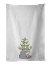Load image into Gallery viewer, Norwegian Forest Cat Merry Christmas White Kitchen Towel Set of 2