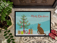 Load image into Gallery viewer, Ocicat #2 Cat Merry Christmas Doormat - 24x36 Decorative Floor Mat – Indoor/Outdoor Rug with Artistic Flair CK4780JMAT