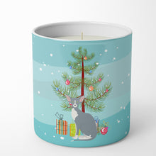 Load image into Gallery viewer, Peterbald Cat Merry Christmas 10 oz Decorative Soy Candle