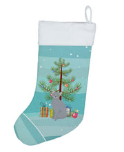 Load image into Gallery viewer, Russian Blue Cat Merry Christmas Christmas Stocking