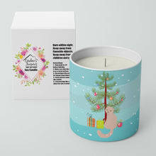 Load image into Gallery viewer, Scottish Fold Cat Merry Christmas 10 oz Decorative Soy Candle