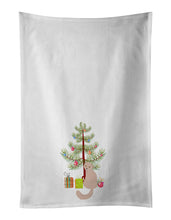 Load image into Gallery viewer, Scottish Fold Cat Merry Christmas White Kitchen Towel Set of 2