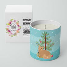 Load image into Gallery viewer, Selkirk Rex Cat Merry Christmas 10 oz Decorative Soy Candle