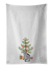 Load image into Gallery viewer, Serengeti Cat Merry Christmas White Kitchen Towel Set of 2