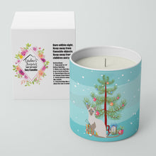 Load image into Gallery viewer, Siamese Modern Cat Merry Christmas 10 oz Decorative Soy Candle