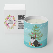 Load image into Gallery viewer, Siberian Forest Cat Merry Christmas 10 oz Decorative Soy Candle