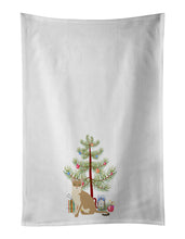 Load image into Gallery viewer, Singapura #1 Cat Merry Christmas White Kitchen Towel Set of 2