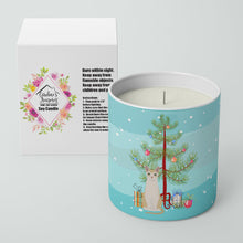 Load image into Gallery viewer, Singapura #2 Cat Merry Christmas 10 oz Decorative Soy Candle