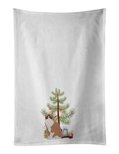 Load image into Gallery viewer, Snowshoe #2 Cat Merry Christmas White Kitchen Towel Set of 2