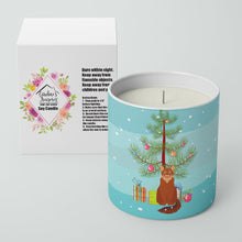 Load image into Gallery viewer, Somali Cat Merry Christmas 10 oz Decorative Soy Candle