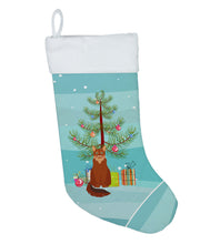 Load image into Gallery viewer, Somali Cat Merry Christmas Christmas Stocking