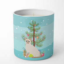 Load image into Gallery viewer, Tonkinese Cat Merry Christmas 10 oz Decorative Soy Candle