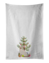 Load image into Gallery viewer, Tonkinese Cat Merry Christmas White Kitchen Towel Set of 2