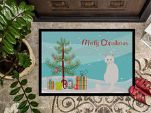 Load image into Gallery viewer, Turkish Angora Cat Merry Christmas Doormat - 24x36 Decorative Floor Mat – Indoor/Outdoor Rug with Artistic Flair CK4807JMAT