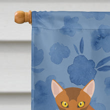 Load image into Gallery viewer, Red Abyssinian Cat Welcome Flag Canvas House Size CK4811CHF