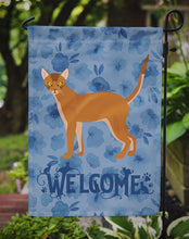 Load image into Gallery viewer, Red Abyssinian Cat Welcome Garden Flag - Outdoor Decorative Yard Flag CK4811GF