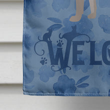 Load image into Gallery viewer, Blue Abyssinian Cat Welcome Flag Canvas House Size CK4813CHF