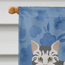 Load image into Gallery viewer, American Bobtail #1 Cat Welcome Flag Canvas House Size CK4816CHF