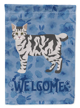 Load image into Gallery viewer, American Bobtail #1 Cat Welcome Flag Canvas House Size CK4816CHF