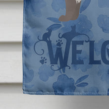 Load image into Gallery viewer, American Curl #2 Cat Welcome Flag Canvas House Size CK4819CHF