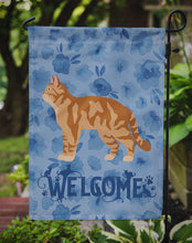 Load image into Gallery viewer, American Wirehair #2 Cat Welcome Garden Flag - Outdoor Decorative Yard Flag CK4823GF