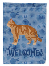 Load image into Gallery viewer, American Wirehair #2 Cat Welcome Garden Flag - Outdoor Decorative Yard Flag CK4823GF