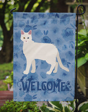 Load image into Gallery viewer, Aphrodite Giant #1 Cat Welcome Garden Flag - Outdoor Decorative Yard Flag CK4824GF