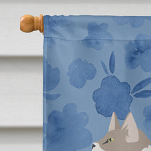 Load image into Gallery viewer, Asian Semi Longhaired Cat Welcome Flag Canvas House Size CK4827CHF