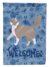 Load image into Gallery viewer, Asian Semi Longhaired Cat Welcome Flag Canvas House Size CK4827CHF