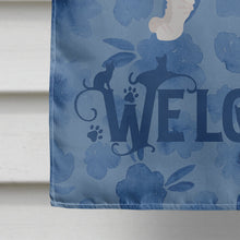 Load image into Gallery viewer, Bambino #2 Cat Welcome Flag Canvas House Size CK4833CHF