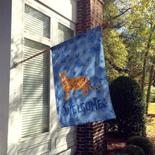 Load image into Gallery viewer, Bengal #2 Cat Welcome Flag Canvas House Size CK4835CHF