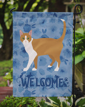 Load image into Gallery viewer, Brazilian Shorthair Cat Welcome Garden Flag - Outdoor Decorative Yard Flag CK4837GF