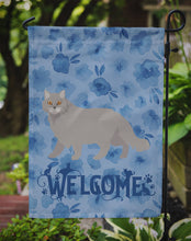 Load image into Gallery viewer, British Longhair Cat Welcome Garden Flag - Outdoor Decorative Yard Flag CK4838GF
