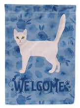 Load image into Gallery viewer, Burmilla Cat Welcome Flag Canvas House Size CK4843CHF