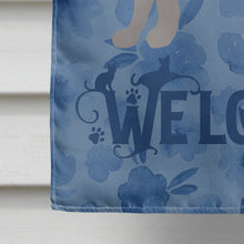 Load image into Gallery viewer, Chartreux #2 Cat Welcome Flag Canvas House Size CK4849CHF
