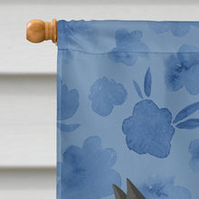 Load image into Gallery viewer, Chausie Black Cat Welcome Flag Canvas House Size CK4851CHF