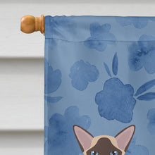 Load image into Gallery viewer, Colorpoint Longhair Cat Welcome Flag Canvas House Size CK4856CHF