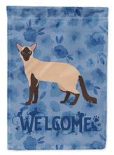 Load image into Gallery viewer, Colorpoint Longhair Cat Welcome Flag Canvas House Size CK4856CHF