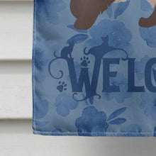 Load image into Gallery viewer, Colorpoint Persian Hymalayan Cat Welcome Flag Canvas House Size CK4859CHF