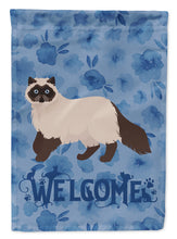 Load image into Gallery viewer, Colorpoint Persian Hymalayan Cat Welcome Flag Canvas House Size CK4859CHF