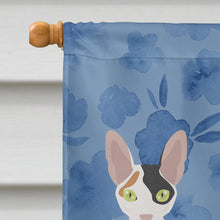 Load image into Gallery viewer, Cornish Rex Cat Welcome Flag Canvas House Size CK4864CHF