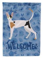 Load image into Gallery viewer, Cornish Rex Cat Welcome Flag Canvas House Size CK4864CHF