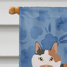 Load image into Gallery viewer, Cymric #2 Cat Welcome Flag Canvas House Size CK4866CHF